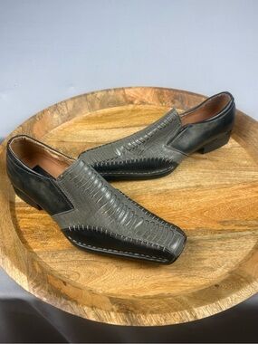 Alberto Gozzi Italy Men’s Leather Loafers Quiet Luxury Dress Shoes